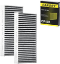 CARORY Cabin Air Filter w/Activated Carbon for Honda Civic (2001-2005), CR-V (2002-2006), Element (2003-2011), Acura RSX (2002-2006), EL, OE# 80292-S5A-003, 80292-S5D-406, CF10135,XC15439, CF135 by Carory
