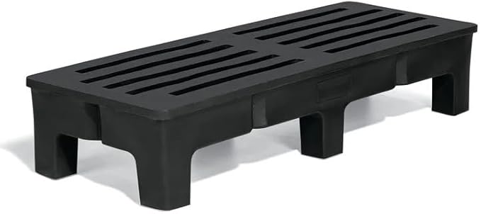 PolyMight Heavy-Duty Plastic Poly Dunnage Rack by SturdyEssentials
