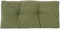 Klear Vu The Gripper Non-Slip Tufted Bench Cushion for Indoor Furniture, Assembled in USA, Entryway Storage, Bay Window, Corner Nook or Piano Seat, 30 Inches, Chenille Green by KlearVUHomeTextiles