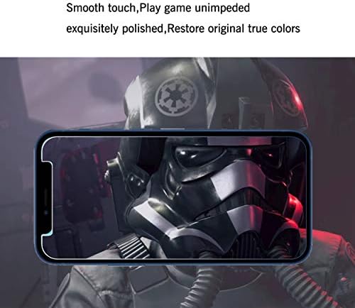 Ailun Screen Protector + Camera Lens Protector for iPhone 12, 2+2 Pack - Image 6