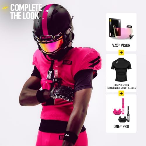 Nxtrnd One Pro Football Mouth Guard, Interchangeable Strap, Fits Adult & Youth (Pink) - Image 6