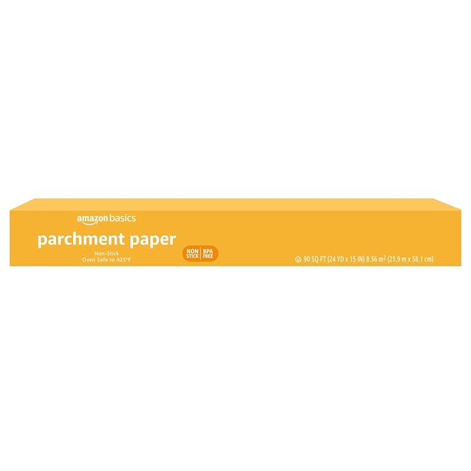 Amazon Basics Parchment Paper for Baking, 90 Sq Ft Roll, 1 Pack by AmazonBasics