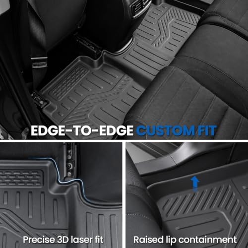 Floor Mats for Honda CRV 2017-2022 Gas Only, with Cargo Mat - Image 4