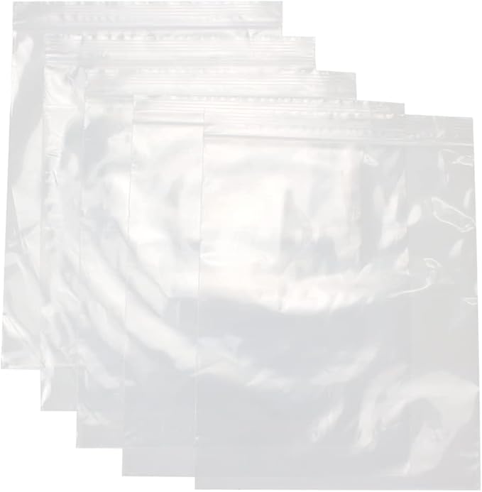 6" X 9" 2 Mil Clear Reclosable Zip Plastic Poly Bags - Image 6