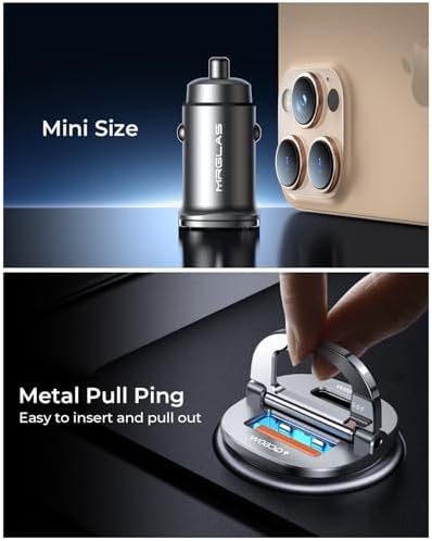 MRGLAS 125W USB C Car Charger, USB C Car Charger Adapter Fast Charging - Image 4
