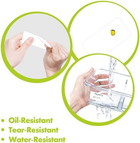 120 Large Size Removable Customizable Blank Labels, Water/Oil/Tear Resistant, No Residue for Home Organization Projects, Bins, Kitchen Storage Containers, Desk Items(2”x 4”) - Image 4
