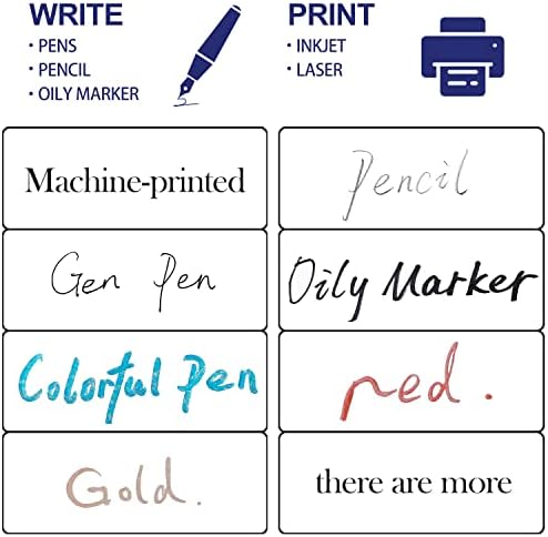 1" x 2-5/8" Address Labels 3000 Labels Sticker Paper for Laser/Ink Jet Printer mailing Labels 8.5"×11" White 30 per Sheet - Image 6
