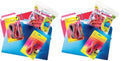 Alliance Rubber 07800 Non-Latex Brites File Bands, Colored Elastic Bands, 50 Count (Pack of 2) (7" x 1/8", Assorted Bright Colors in Resealable Bag),Blue/Orange/Pink by AllianceRubberCompany