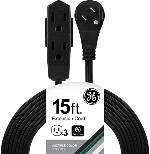 GE 3-Outlet Flat Extension Cord 15 Ft Grounded Extension Cord by Unknown