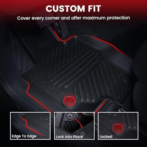 LASFIT Floor Mats & Cargo Mat with Seatback for Mercedes Benz GLS 2020-2026 - Image 3