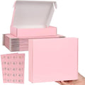 10x8x2 Inches Shipping Boxes Pink, 20 Pack Corrugated Cardboard Boxes Medium, Mailer Box for Packaging Small Business by OitiO