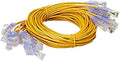 Monoprice - 116347 SlimRun Cat6A Ethernet Patch Cable - Snagless RJ45 UTP Pure Bare Copper Wire 10G 30AWG 5ft Yellow 10-Pack by Monoprice