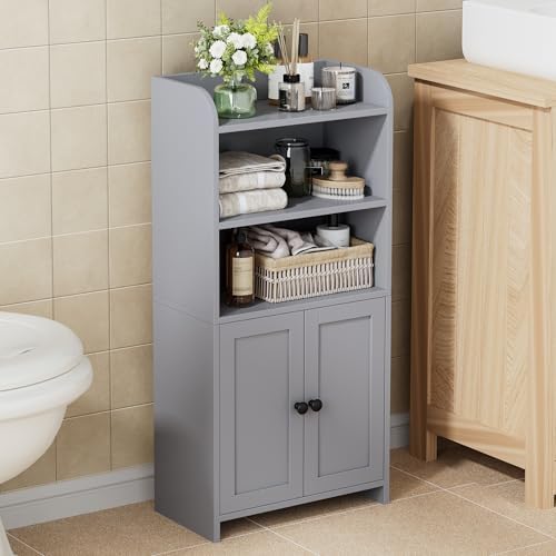 Homhedy Small Bathroom Storage Cabinet, Toilet Paper Storage Cabinet by Homhedy