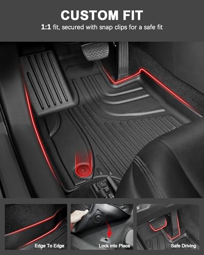 Floor Mats for Hyundai Tucson 2016-2021 - Tucson Floor Liners & Cargo Mat - Image 4