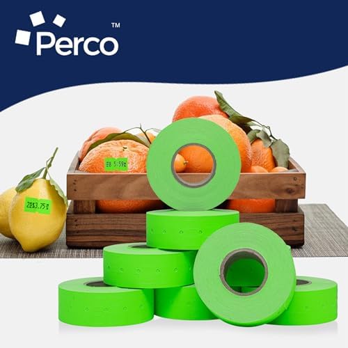 Perco 1 Line Price Gun Labels - Fluorescent Green, 8000 Count - Image 6