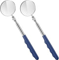 Copkim 2 Pcs Telescoping Inspection Mirror Mechanics Mirror,50mm,Blue by Copkim