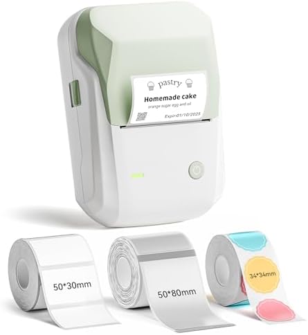 NIIMBOT B1 Label Maker Machine with 3 Tapes, 2Inch Thermal Label Printer by NIIMBOT%C2%AE