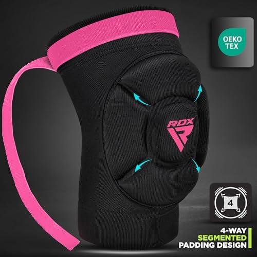 RDX Knee Pads for Work, Oeko TEX Certified, Anti-Slip Protective Thick Padded Foam Pad, Collision Avoidance Sleeves Pair, MMA Muay Thai Grappling Volleyball Football Wrestling Gardening. - Image 2