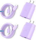 Super Fast Charger Type C, 25W USB C Wall Charger Fast Charging 6.6FT Cable by Vilive