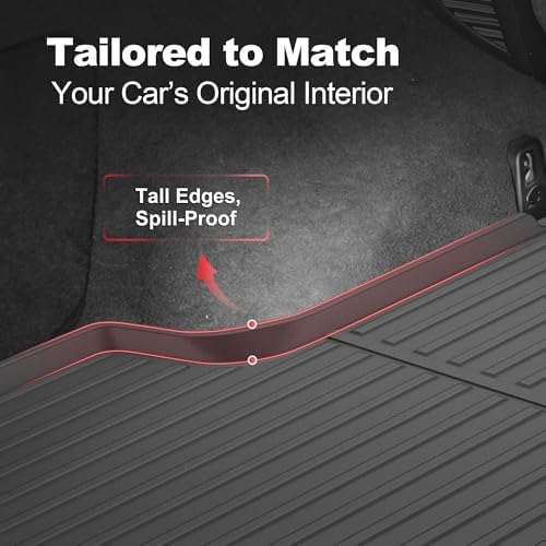 Original RX Cargo Liners for Lexus RX RX350/RX450h 2016-2022 (Not for RX350L & RX450hL) - Custom Fit TPE All Weather Rubber Trunk Liner Odorless Anti-Slip Cargo Mat - Image 5