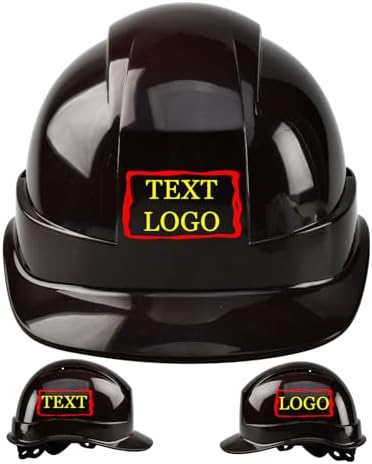 Customized Safety Hard Hat Construction Work Safety Helmet Adjustable Ratchet Suspension Full Brim with Abs Shell Construction hat by YOWESHOP