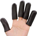 Povihome Finger Cots Protectors - Moisturizing Thumb and Finger Covers - Thickend Version - Elastic Cracked Silicone Finger Sleeves to Protect Cracked, Peel Finger and Other Finger Pain (Black, 10PCS) by Povihome