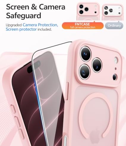 FNTCASE for iPhone 18 Pro Max Case/iPhone 17 Pro Max Case, Screen Protector - Image 4