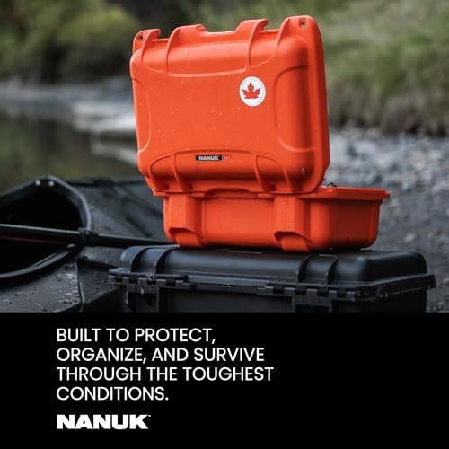 NANUK 915 Hard Case with Cubed Foam – Compact Waterproof Travel Camera Hard Case with Padded Dividers, 13.8” x 9.3” x 6.2” – Dustproof and Impact Resistant, Airline Carry-On Approved – Red - Image 7