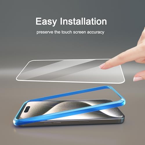 Ailun Screen Protector + Camera Lens Protector for iPhone 15 Plus, 3+3 Pack - Image 2