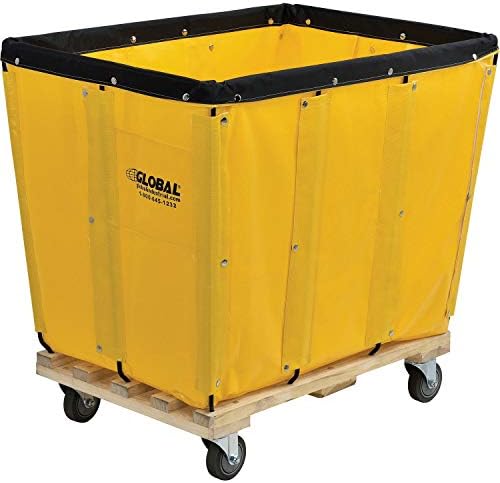 Global Industrial 12 Bushel, Unassembled, Rolling Laundry Cart, Commercial - Image 6