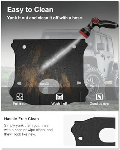 Kiwi Master Cargo Mat for 2015-2018 Jeep Wrangler JK with Center subwoofer - Image 7