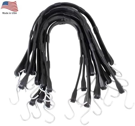 Mytee Products 30" EPDM Adjustable Tarp Bungee Straps - 50 Pack, Made in USA - Image 3