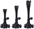 30 Pack Ball Bungee Cord, Heavy Duty Bungie Cord Balls (4" 6" 9",Black) by Unknown