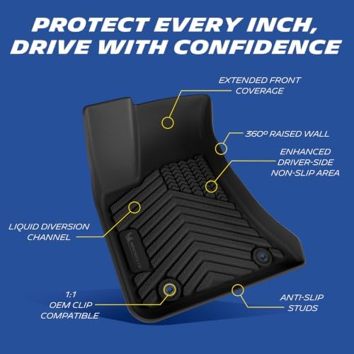Michelin Vehicle Mats for 2011-2023 Dodge Charger/Chrysler 300 AWD(3 Piece) - Image 3