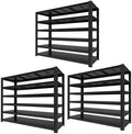 8,100 lbs Heavy-Duty Storage Shelves, 6-Tier Garage Shelving, Adjustable Shelving Units, Industrial Shelving, for Garage Storage, Heavy-Duty Garage Shelving (6T-84H x 62.03W x 24D)*3 by KLRFUA