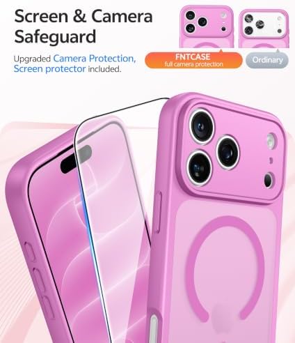 FNTCASE for iPhone 18 Pro Max Case/iPhone 17 Pro Max Case, Screen Protector - Image 4