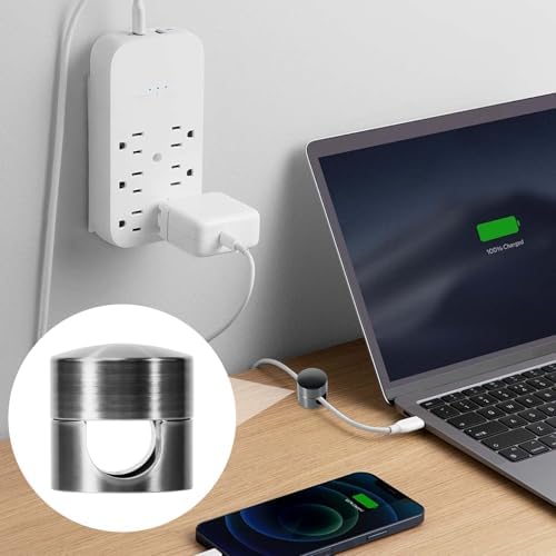 SmallCat 8 Sets Charger Holders for Cords, Black Cable Anchor Holders - Image 7