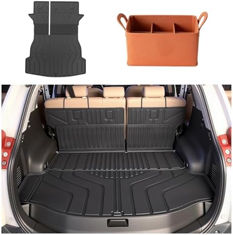 Cargo Mat for with Backrest Mat Replacement for ToyotaRAV4 2013-2018 (Include Hybrid) All Weather TPE CargoLiner Trunk Mat with Seat Back Mat Accessories by Unknown