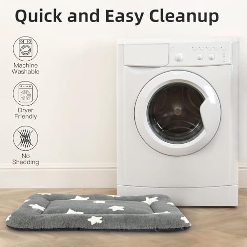 Mora Pets Dog Crate Pad Washable Cat Dog Bed for Crate Flat Pet Kennel Mat - Image 3