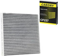 CARORY Cabin Air Filter w/Activated Carbon for Nissan Versa 12-19, Versa Note 14-19, NV200 17-21, Micra 15-19, Chevy City Express 15-18, March 12-24, Note 14-19, CF237 by Carory