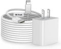 10FT iPhone Fast Charger,[Apple MFi Certified]iPhone USBC Fast ChargerBlock by TrimDish