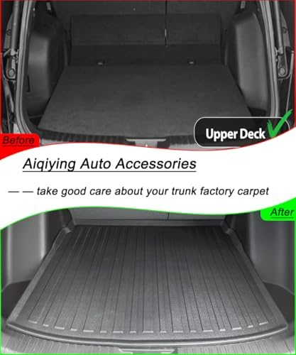 All Weather TPO Cargo Liners Trunk Mats Custom-fit for Honda CRV 2023-2026 - Image 3