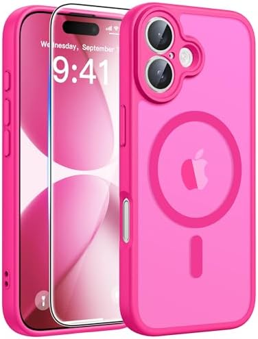 FNTCASE for iPhone 17 Case, Compatible with Magsafe, Glass Screen Protector by FNTCASE