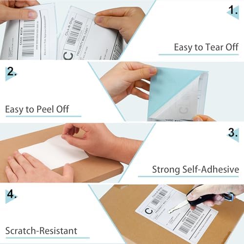 L Liked 6000 Fanfold 4 x 6 Thermal Labels, Commercial Grade Shipping Labels - Image 3