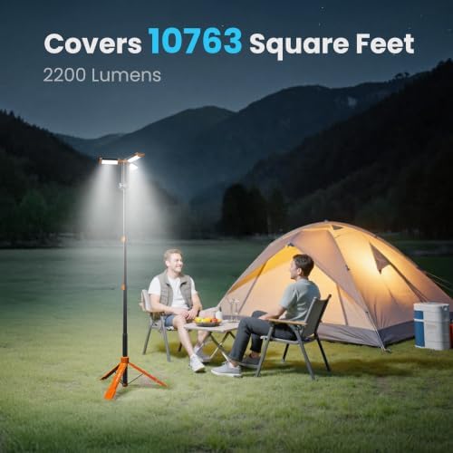 CAVN Rechargeable Camping Lights with Remote, Cordless Telescopic Lantern - Image 3