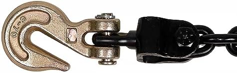 1/4" 20' G70 Chain (4) Transport Chains (4) and Easy Binder Ratcheting Chain Load Binder - Image 6