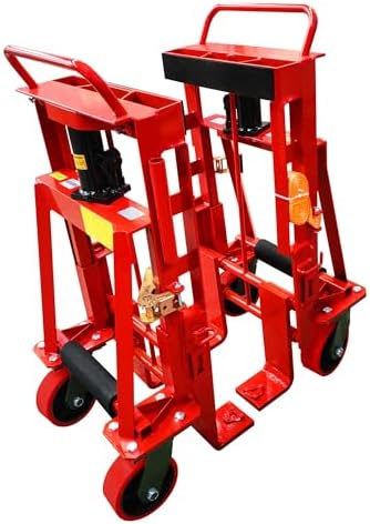 Hydraulic Machinery & Equipment Mover with Adjustable Forks, 12000 lb. Cap by PakeHandlingTools