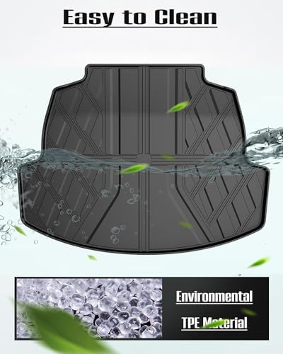 2020-2025 Corolla Cargo Liner for Toyota Corolla/Corolla Hybrid Sedan (Not Fit Corolla Cross & Hatchback Model) - Custom Fit Trunk Mat - All Weather Cargo Mat for Toyota Corolla 2020-2025 - Image 6