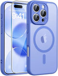 FNTCASE for iPhone 16 Pro Max Case, Fit for Magsafe, Glass Screen Protector by FNTCASE
