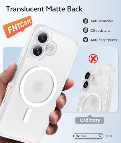 FNTCASE for iPhone 17 Case, Compatible with Magsafe, Glass Screen Protector - Image 6
